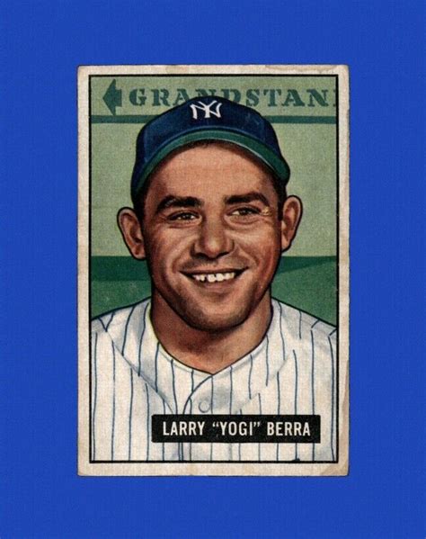 1951 Bowman Set Break 2 Yogi Berra VG VGEX GMCARDS EBay