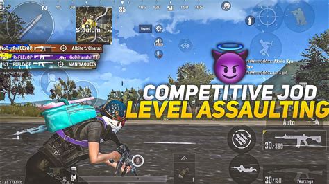 Competitive Jod Level Assaulting 😈🔥 • Pubg Lite Competitive Montage⚡💛