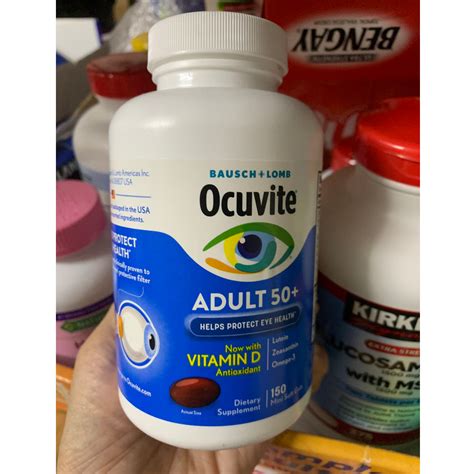 MẪU MỚI Date 01 2025 Viên Uống Bổ Mắt Ocuvite Adult 50 Bausch