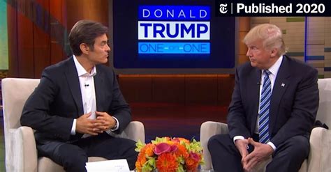 Opinion Trump And Dr Oz An Unholy Alliance The New York Times