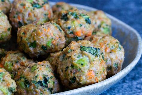 Loaded Veggie Turkey Meatballs Gluten Free Paleo Whole Savory