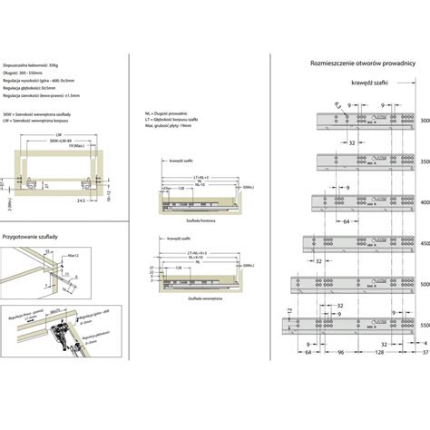 Prowadnice Do Szuflady Hamulec Dolny Monta Kg Atm
