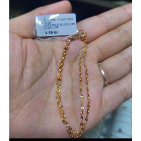 Jual SEMAR NUSANTARA GELANG DOBEL LAYER 2 Gram Shopee Indonesia