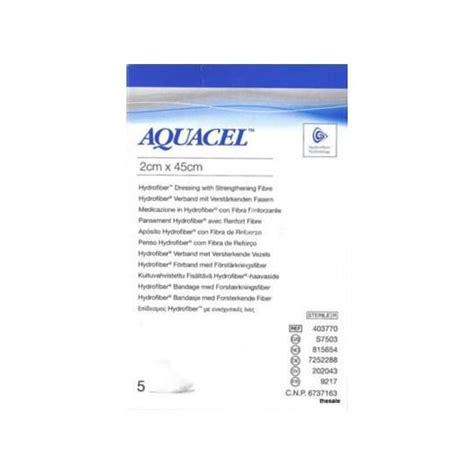 Aquacel Hydrofiber Ribbon Dressing 2cm X 45cm 5s Dressings Chemist