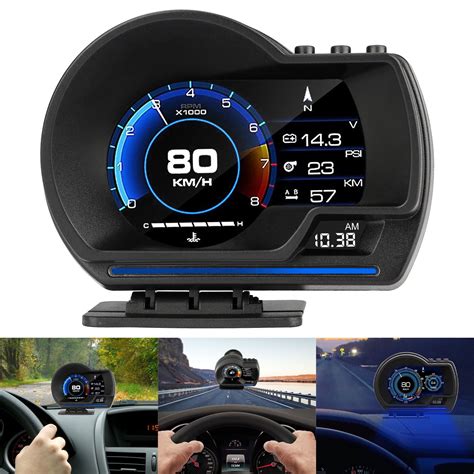 Universal Digital Obd Gps Speedometer Eeekit Car Hud Head Up Display