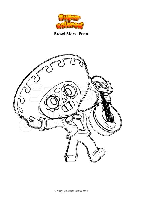 Coloring Page Brawl Stars Spike