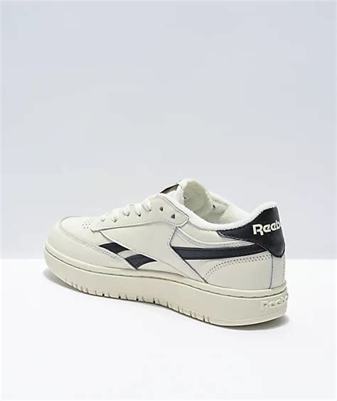 Reebok Club C Double White Black Shoes | ubicaciondepersonas.cdmx.gob.mx