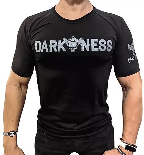 Camiseta Preta E Cinza Darkness Academia Integralmedica Mercadolivre