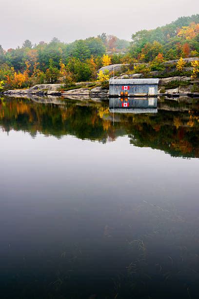 390 Muskoka Cottage Lake Boathouse Stock Photos Pictures And Royalty