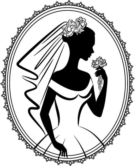 Bride Silhouette 05 Vector Free Vector In Encapsulated Postscript Eps