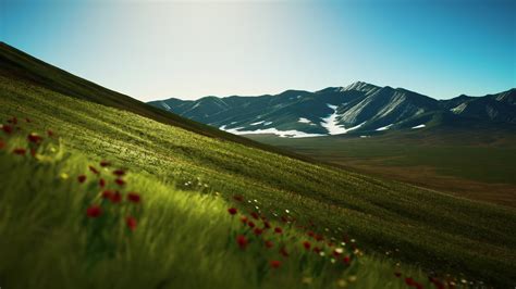 panoramic view of alpine mountain landscape in the Alps 5543111 Stock ...