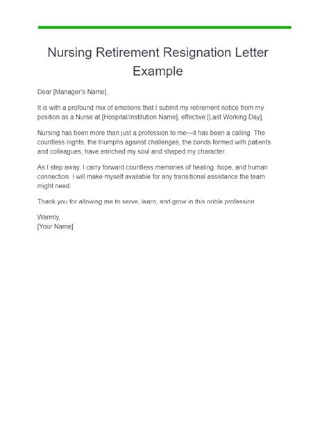 Retirement Resignation Letter Examples How To Write Tips Examples