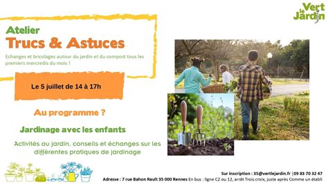 Atelier Trucs Et Astuces Jardinage Avec Les Enfants Le Hangar Vert