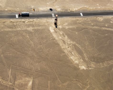 Las líneas de Nazca vistas desde el cielo