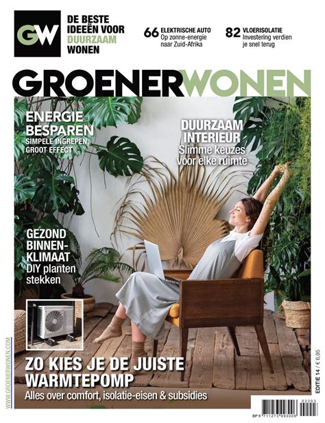 Tijdschrift Groener Wonen November 2022 Pers Wereld