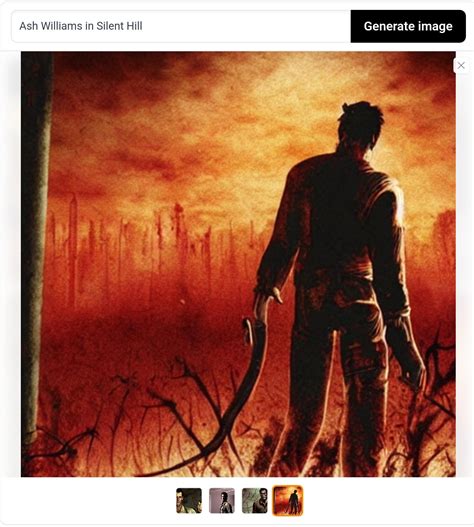 Ash Williams in Silent Hill : r/weirddalle