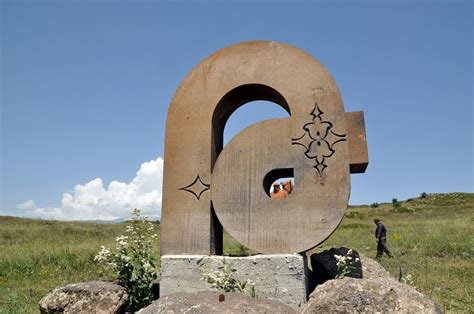 Monument To The Armenian Alphabet Amusing Planet