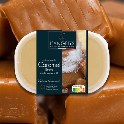 Caramel beurre salé L Angélys Maître Artisan Glacier Charente