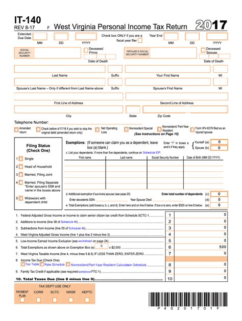 Fill In It For Tax Form Fill Out And Sign Printable Pdf