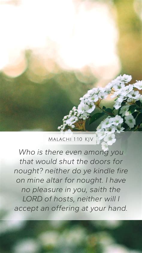 Malachi Kjv Mobile Phone Wallpaper Who Is There Even Among You