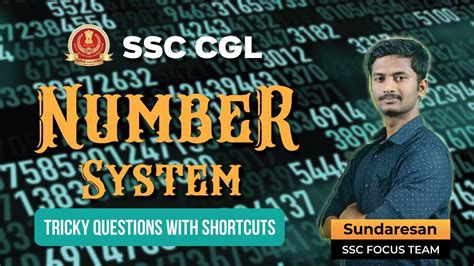 Ssc Cgl 2022 Number System Tricky Questions With Shortcuts Veranda Race Ssc Youtube