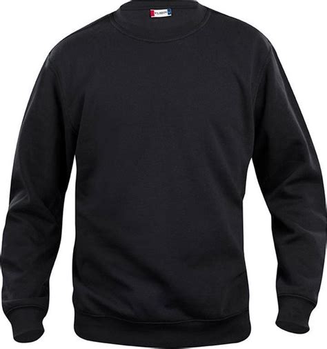 Clique Basic Roundneck Jr Zwart Maat 150 160 Bol