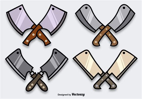 Cartoon Shiny Cleaver Vectors 105850 Vector Art at Vecteezy