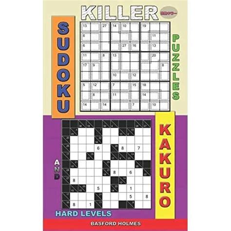 KILLER SUDOKU PUZZLES And Kakuro Hard Levels Killer Paperback NEW