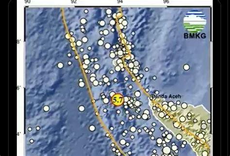 Info Bmkg Gempa Terkini M Guncang Banda Aceh