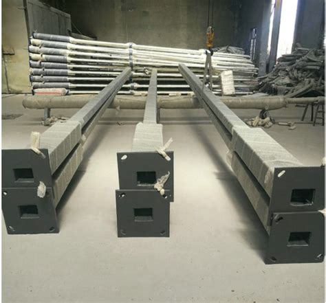 M Steel Q Hot DIP Galvanized Street Light Pole LED Lamp Post Customized Powder Coating