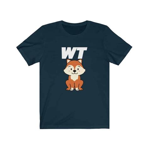 Wt Fox Shirt Funny Animal Lover T Tee Shirt Market