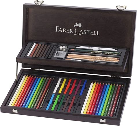 Faber Castell Art Graphic Compendium Holzkoffer Amazon De