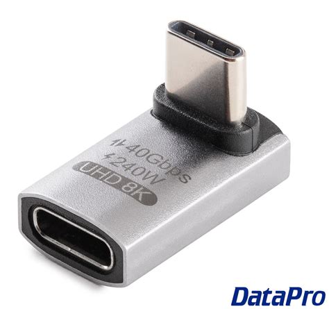 Usb C Usb Right Angle Up Down Adapter Datapro