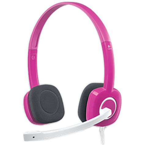 Logitech H150 Stereo Headset Pink 981 000367 Bandh Photo Video