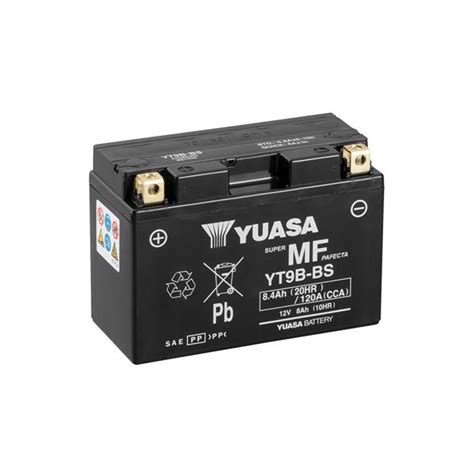 Bater A Yuasa Yt B Bs Combipack Con Electrolito Lubricantes Online