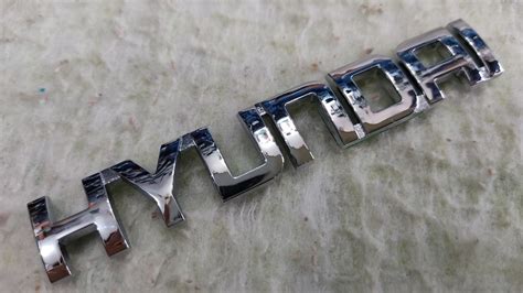 Emblema Letras Trasera Hyundai Para Getz Maleta Mercado Libre