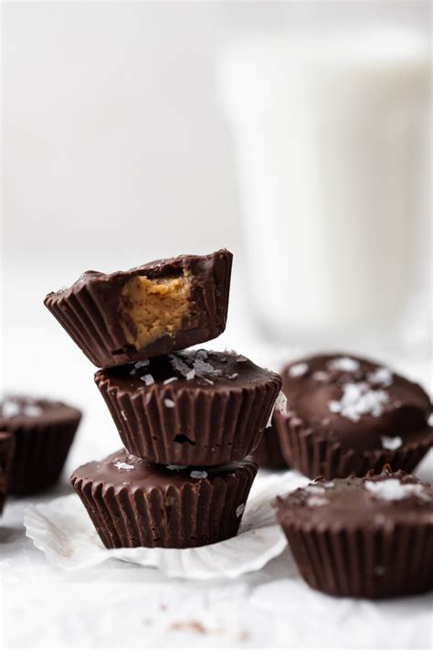 Homemade Healthy Peanut Butter Cups All The Healthy Things