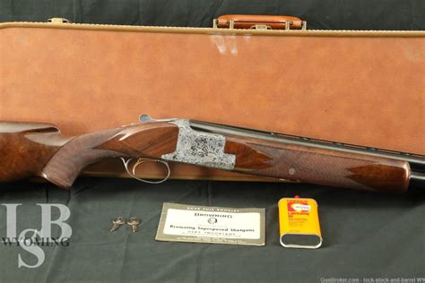 Master Engraved Browning Superposed Diana Grade Ga Shotgun Cr