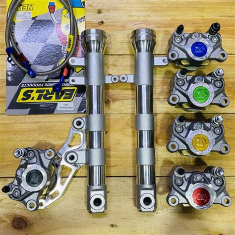 Lighten Front Shock Tube And Caliper W Bracket Earl S