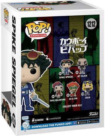 Figurine Pop Cowboy Bebop 1212 Pas Cher Spike Spiegel