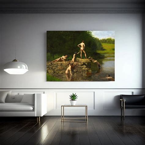 Gicl E Fine Art Print The Swimming Hole By Thomas Etsy