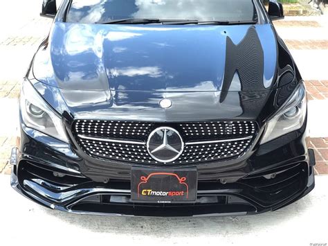 Mercedes Benz CLA CLA45 W117 Installed Diamond Style Front Grill