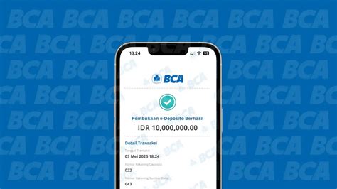 Pengalaman Deposito Bca Rp Juta Di Aplikasi Mybca The Minute