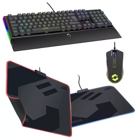 Setup Gaming Orios Clavier Mécanique Souris Gaming Et Tapis Led