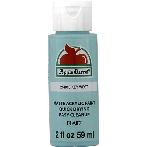 Apple Barrel Acrylic Craft Paint Matte Finish Key West 2 Fl Oz