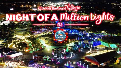 Night Of A Million Lights At Island H20 Water Park Kissimmee Florida