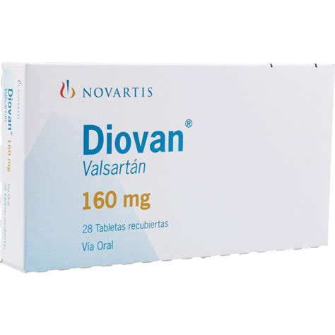 Diovan 160 Mg · 28 Tabletas Recubiertas