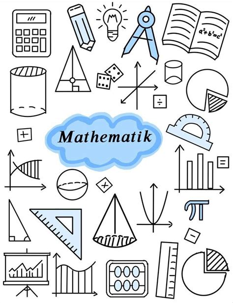 Pin Von S U N Auf Stickers Mathe Deckblatt Deckblatt Schule