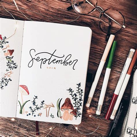 48 Monthly Bullet Journal Cover Page Ideas Beautiful Dawn Designs