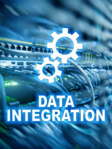 Conceito De Tecnologia Da Informa O De Integra O De Dados No Fundo Da